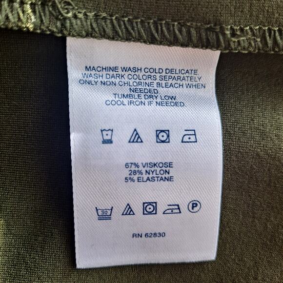 Set of 2 Lands' End Sleeveless Sheath Dress Blue & Olive Green Women's Size 24W - Picture 15 of 16